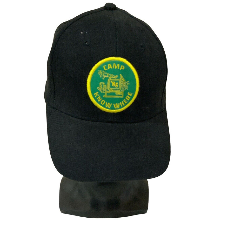 Stranger Things Funko Netflix Camp Know Where Black Outdoor Adjustable Hat NEW